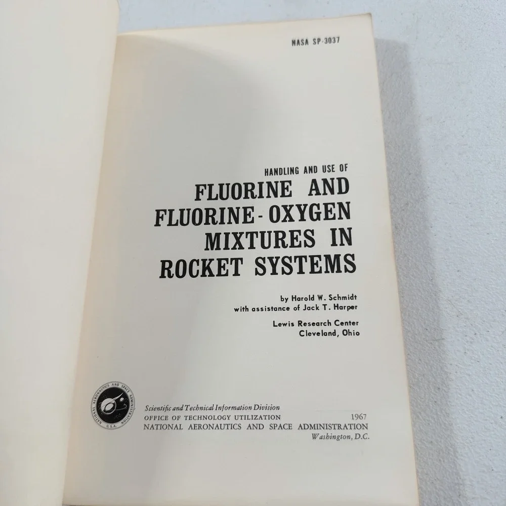Handling And Use Of Fluorine And‎ Fluorine - Oxygen Mixtures In Rocket Systems